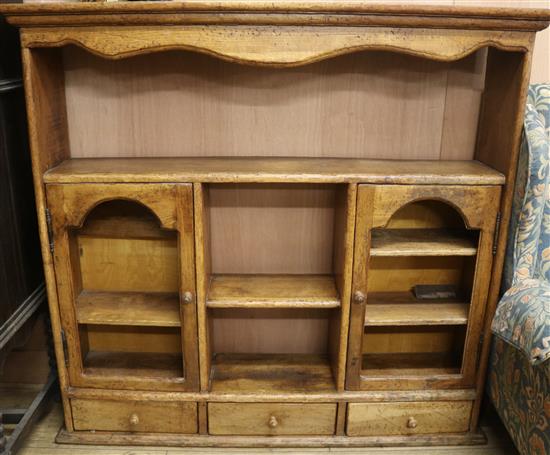 A Continental dresser top, W.133cm